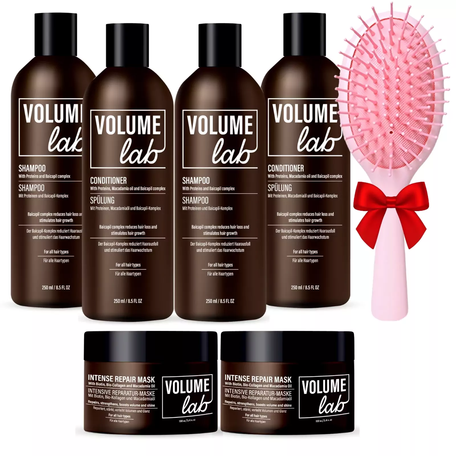 Kevätale! Volume LAB -hiusten kasvua uudistava järjestelmä biotiinilla ja kofeiinilla hitaasti kasvaville, vaurioituneille hiuksille + LAHJA (Hiusharja)! Kevätale! Volume LAB -hiusten kasvua uudistava järjestelmä biotiinilla ja kofeiinilla hitaasti kasvaville, vaurioituneille hiuksille + LAHJA (Hiusharja)!